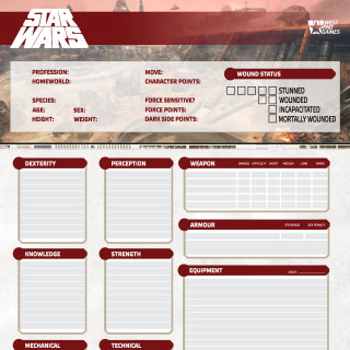 Behind the Scenes - Character Sheet