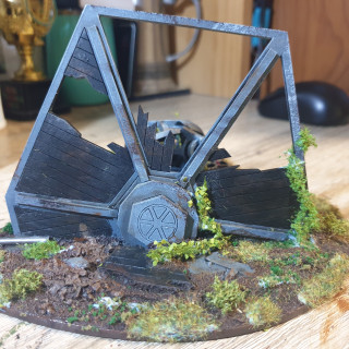 Crashed Tie Fighter from Miniaturescenerey