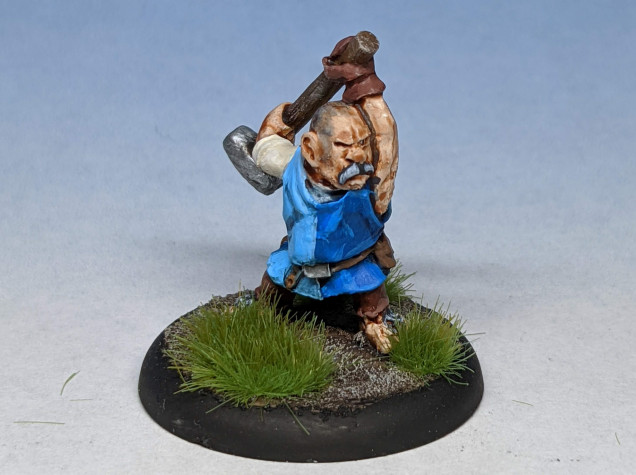 Barry Smith.  The town Blacksmith, always ready to use his smelting hammer in defence of his hometown