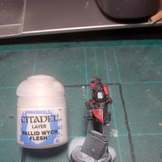 Getting some colour onto my final test mini for my Death Korp of Krieg