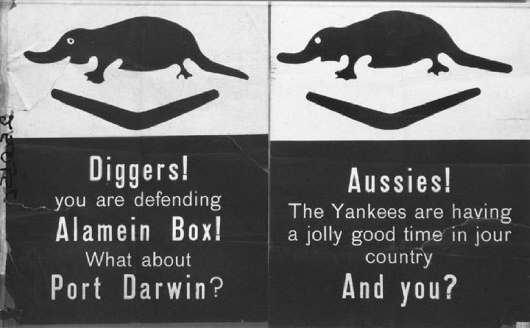 German Propaganda Targeting the Aussies. 