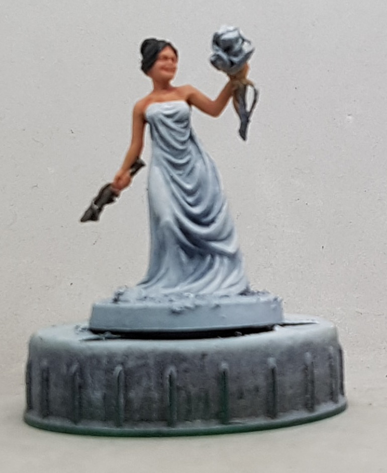 Iron: Base with P3 Pig Iron, wash with GW Nuln Oil and highlight with P3 Cold Steel.