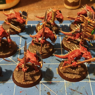 Finished Saurus Warriors