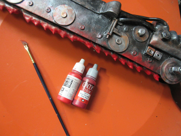 It may seem a bit gory to paint the 