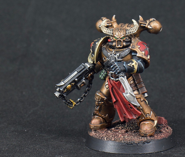 Traitor minotaur Space Marine