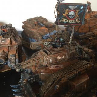 Close-up Photos of 3rd Armoured Division Savlar Chemdogs Post Armies on Parade GW Uxbridge October 2019... some repairs required post transport ;)