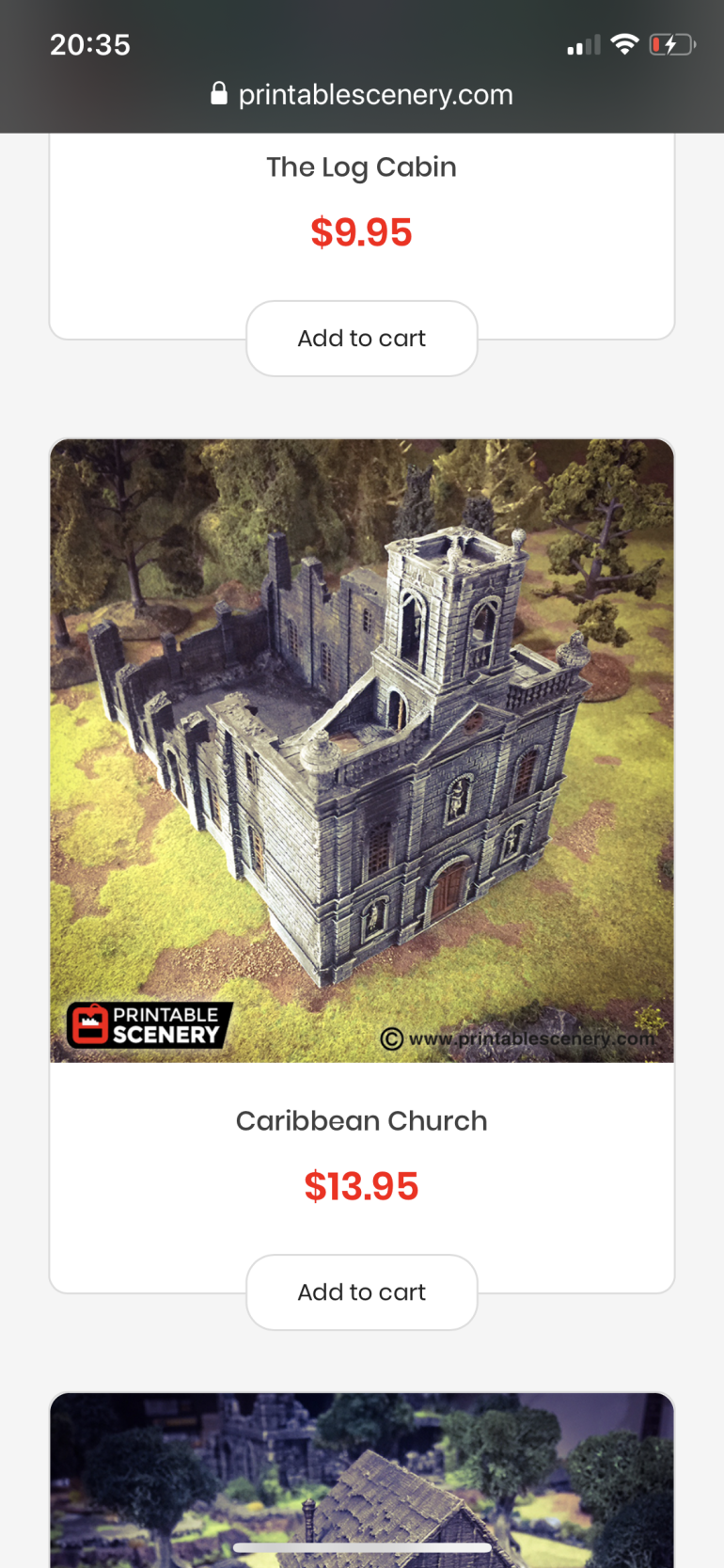 Now for a long time I’ve been toying with printing out this amazing looking Caribbean church from Printable scenery. So seeing as the world was about to be quarantined I decided to take the plunge!