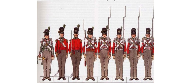 The 69th in some nice dirty brown looking trousers. The first regiment I painted I didnt really think to much on what regiment at Quatre Bras they were meant too represent and the 95th stand out in green but for a second redcoat unit I wanted them to look different from the unit already completed.