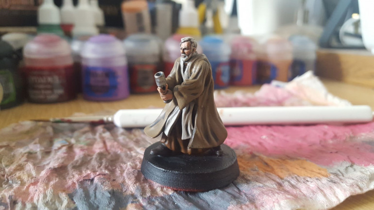 Painting Old Obi-Wan Kenobi