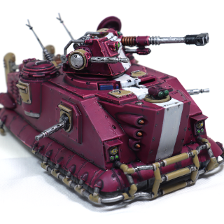 A pair of Ad Mech vehicles