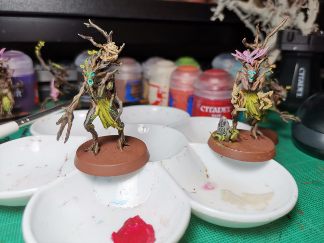 Finally got a decent picture of the paint job for a Dryad. 