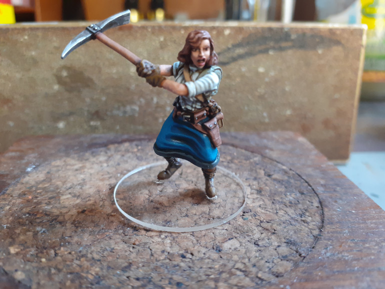 Abigail Halsey: Probably the fiddliest model to paint with all the straps but due to the beautiful crisp casting on all the models it did not prove to difficult.