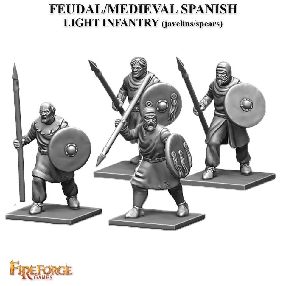 Medieval Spanish Light Infantry - Fireforge Games