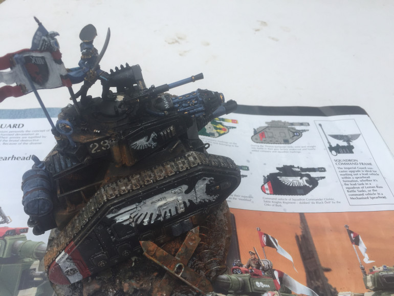 I’ll add a few more tank accessories such a couple of Jerrycans once the whole squad has come together, but for the moment this is the ‘finished’ representation of “da black Deff”...