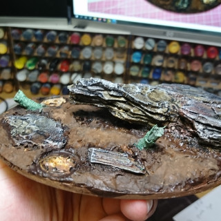 Painting the base