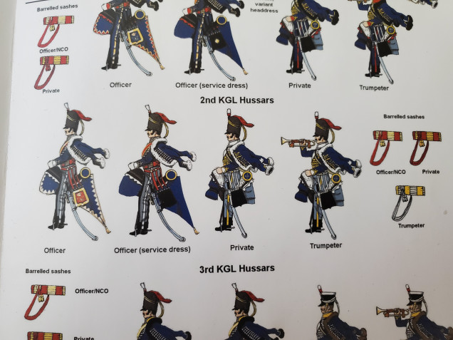 This is a close-up picture of the guide for the 2nd KGL Hussars...wish I'd seen this earlier...