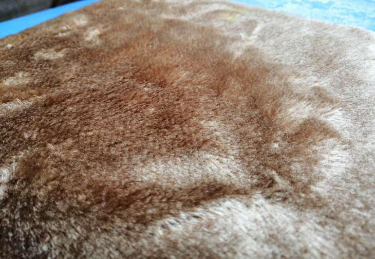 The skin of a teddy bear