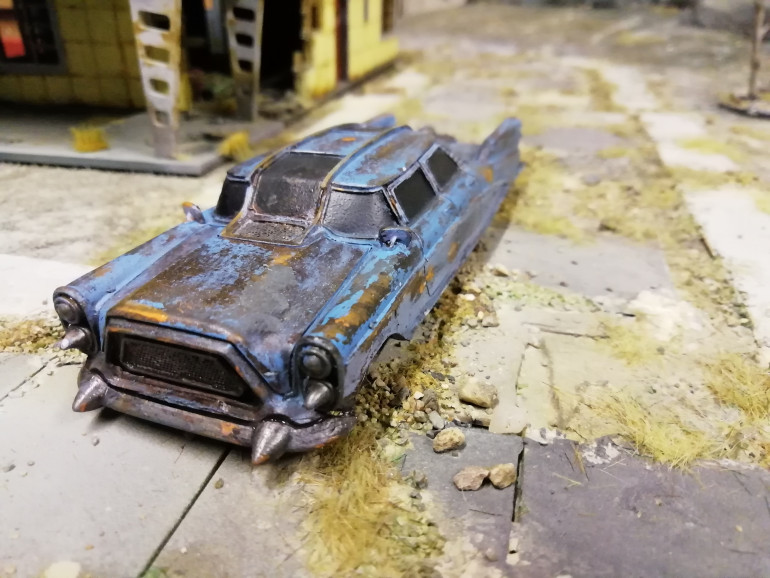 Cars and trees