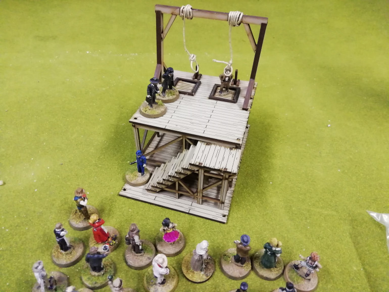 Hurry up and hang the villain