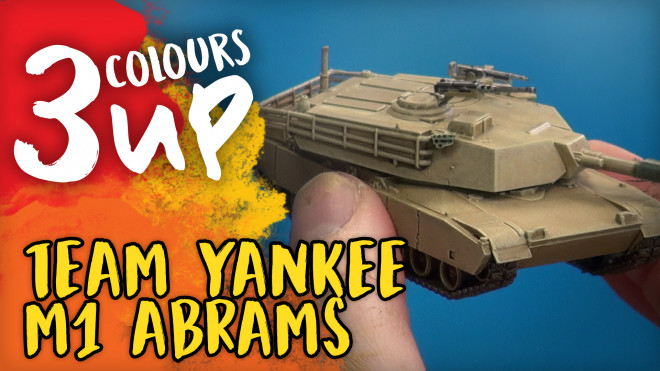 3 Colours Up: Team Yankee M1 Abrams Tank