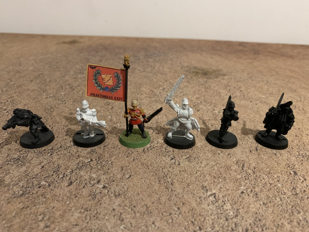 Next - 2nd platoon command squad, with supporting commissar