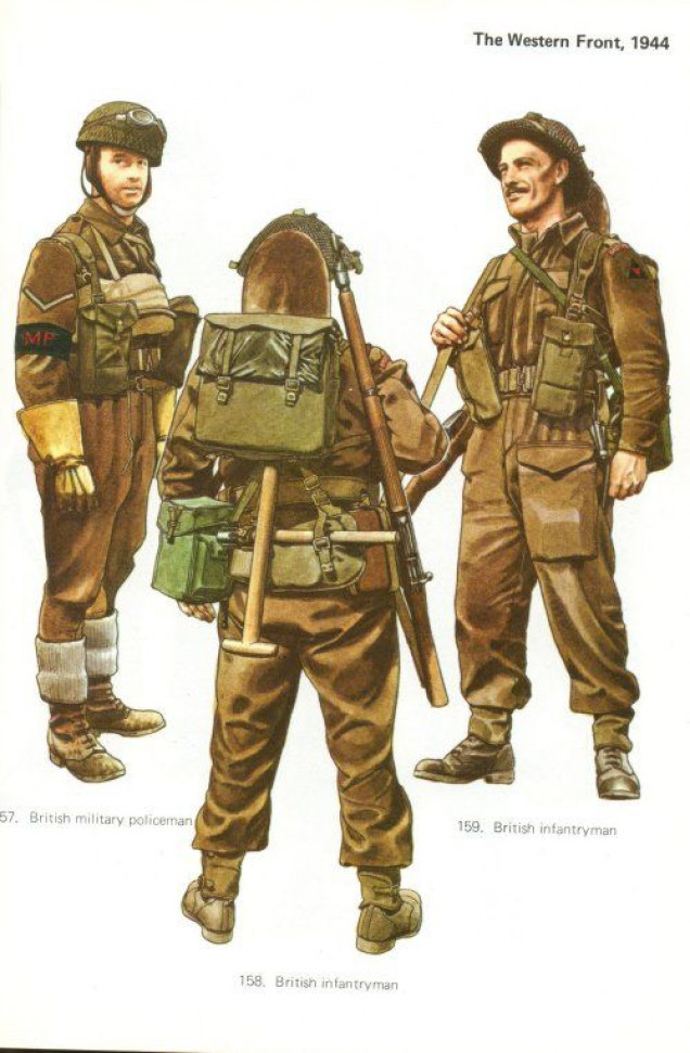 Again, I believe this is from an Osprey book (they are your friends for uniform images!) showcasing the colour I'm aiming for.