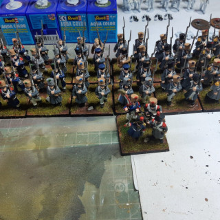 Base decorations for the KGL and french line infantry.