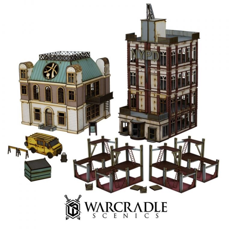 Warcradle s Super City Downtown Terrain Set Is Fit For Heroes 