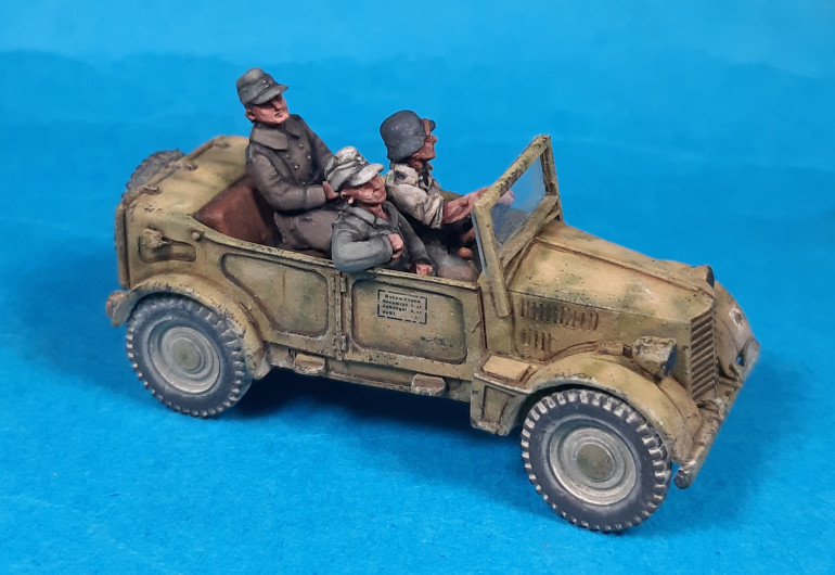 German vehicles roll in...
