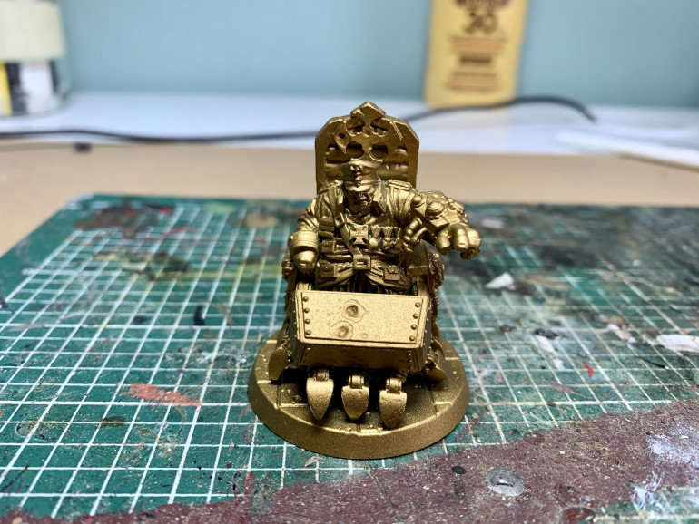 In what I think is a first in 30 odd years of hobby I’ve actually painted an entire board game (core set and heroes)! So with that I give you General Wolff!