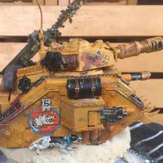 Leman Russ Battle Tank - salt weathering in memoriam