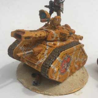 Leman Russ Battle Tank - salt weathering in memoriam