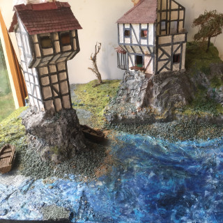 Display Board WIP - fixing the tower and adding details