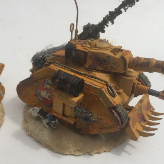 Leman Russ Battle Tank - salt weathering in memoriam