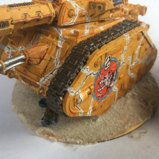 Leman Russ Battle Tank - salt weathering in memoriam