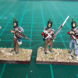 Officer and skirmishers