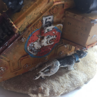 Leman Russ Battle Tank - salt weathering in memoriam