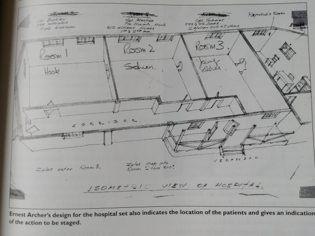 The set design for the hospital is less confusing than the real thing.