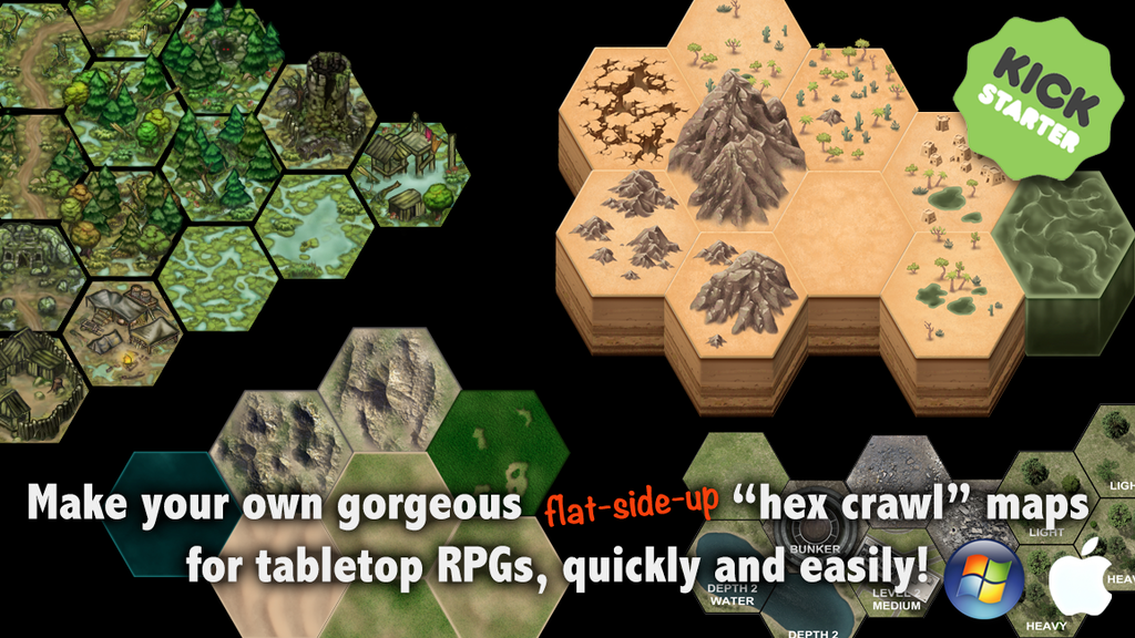 Hex Tile Content Add-Ons For MapForge Mapmaking Software – OnTableTop ...