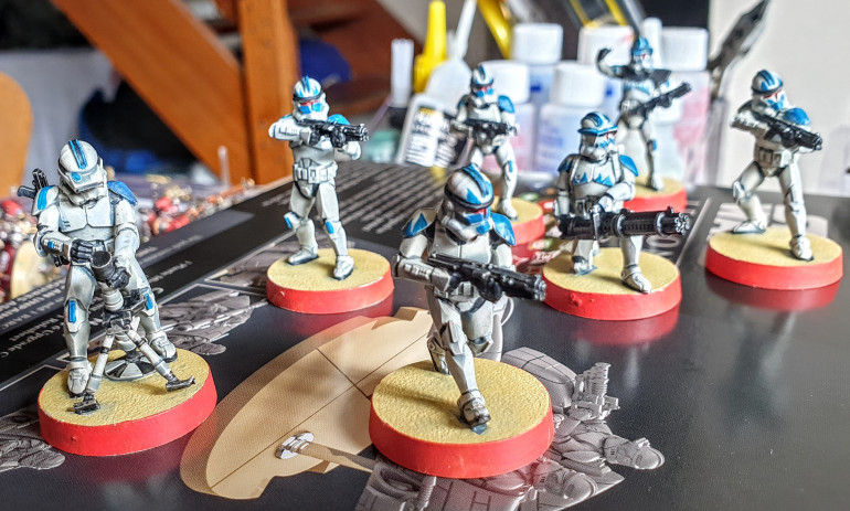 Star Wars: Legion: Phase 1 Clone Troopers Unit - Game Goblins