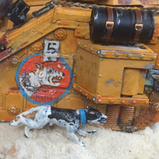 Leman Russ Battle Tank - salt weathering in memoriam