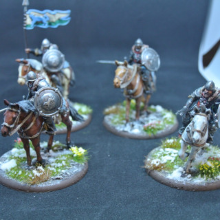 Stark outriders + horses