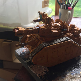 Mubraxis Dustdogs Leman Russ Incinerator Painting WIP