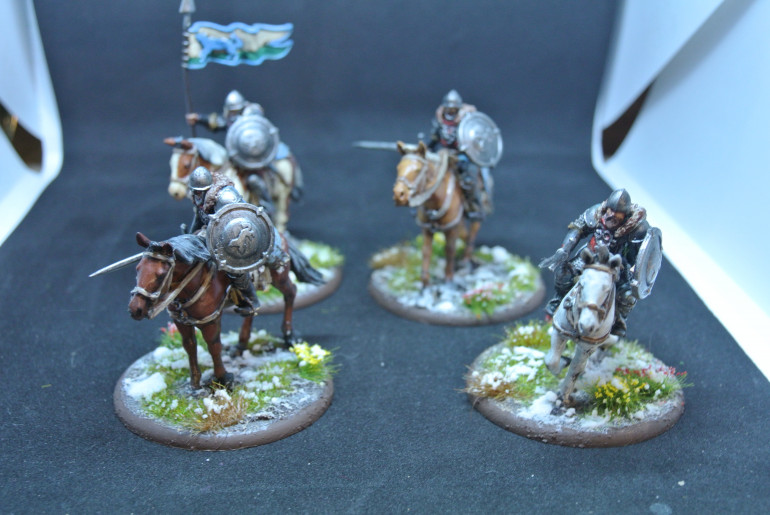 Stark outriders + horses