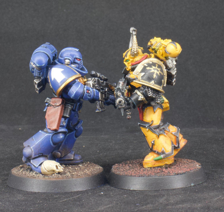 Added a bit more height to him to get him True scale/Primaris sized