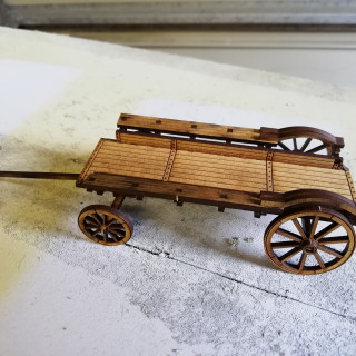 Wagons and supplies