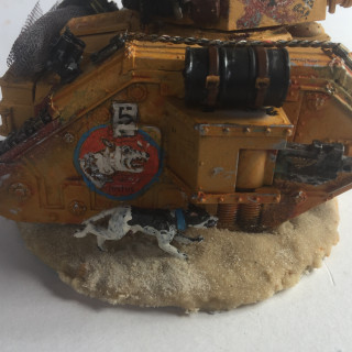 Leman Russ Battle Tank - salt weathering in memoriam