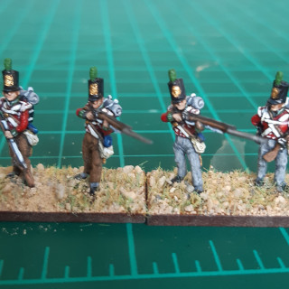 Officer and skirmishers