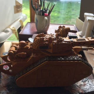 Mubraxis Dustdogs Leman Russ Incinerator Painting WIP