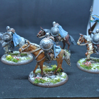 Stark outriders + horses